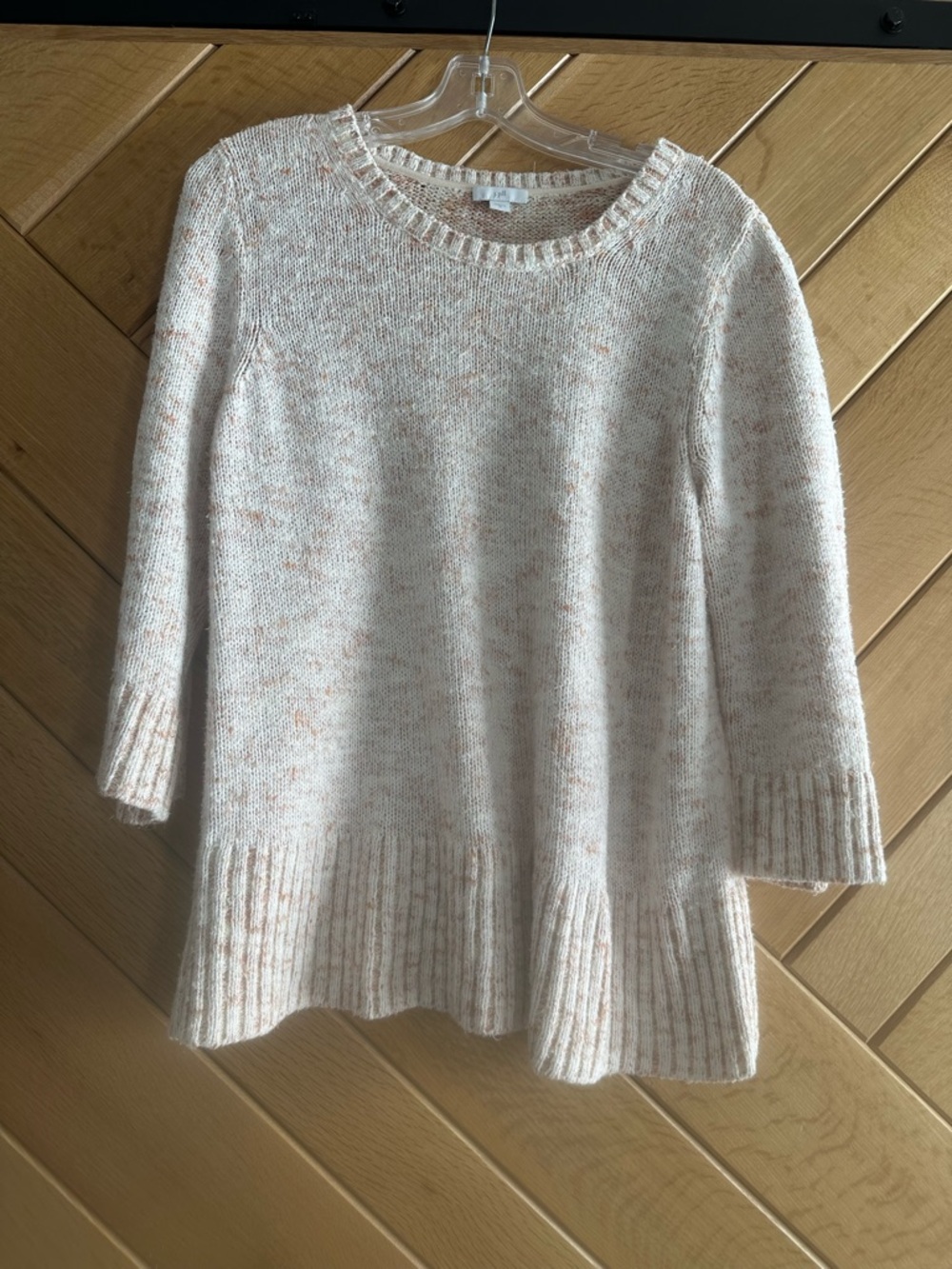 J Jill - Cream Speckled Knit Sweater - Pullover